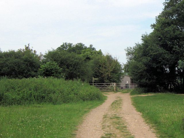 North End of the Track past Norcott Hill Farm