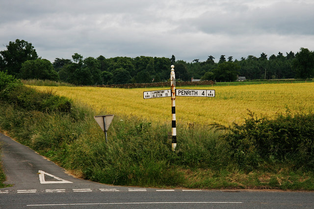Junction on the Penrith to Alston road
