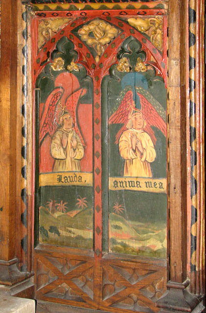 St Mary's church - rood screen dado (restored)