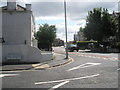 Looking from Bury Crescent eastwards along Bury Road