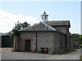 Flint clad outbuilding on the Bignor estate