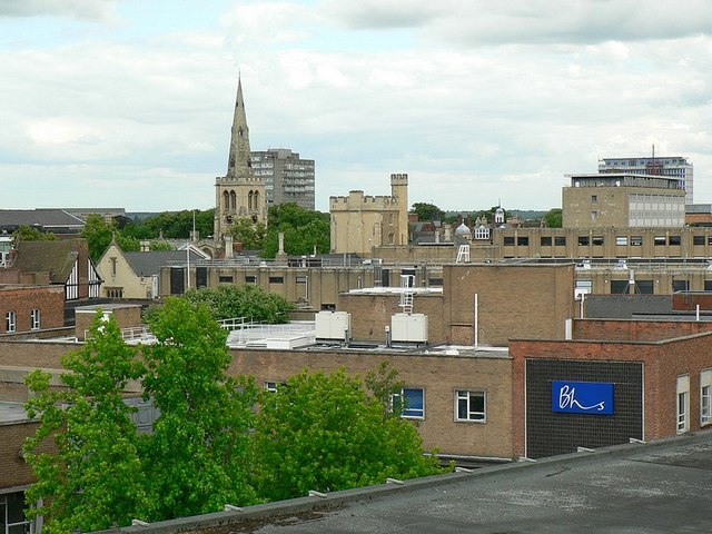 Bedford roofscape, Allhallows (6)