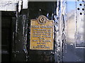 TQ2980 : Plaque at entrance to Pickering Place by PAUL FARMER