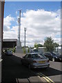 Mobile phone masts at the end of Moreland Road