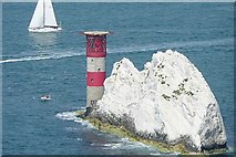 SZ2884 : The Needles lighthouse by Graham Horn