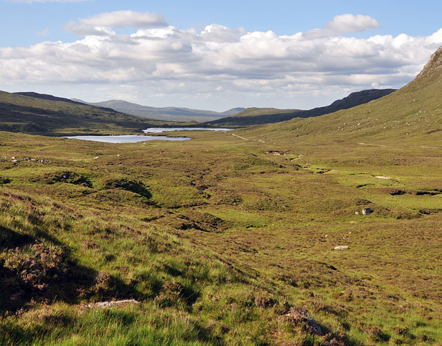 Watershed of Glen Meavaig