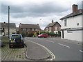 Looking back from Brougham Street towards Anns Hill Road