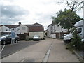 Looking from Brougham Lane back to Brougham Street