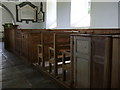 SN2243 : Manordeifi old church,  box pews and benches by Natasha Ceridwen de Chroustchoff