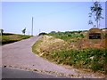 Access road to Westfield Farm