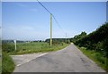 Road junction near Cockley Croft