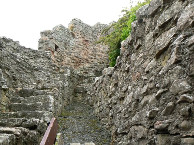 Berwick castle walls