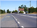 TM3257 : A12 Main Road at Marlesford by Geographer