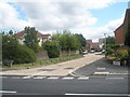 Looking along Brockhurst Road into Eastbrook Close