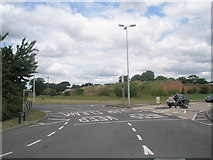 SU5901 : The Fort Brockhurst Roundabout by Basher Eyre