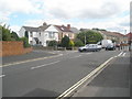 Approaching the crossroads of School Road, Worthing Avenue and Elson Road