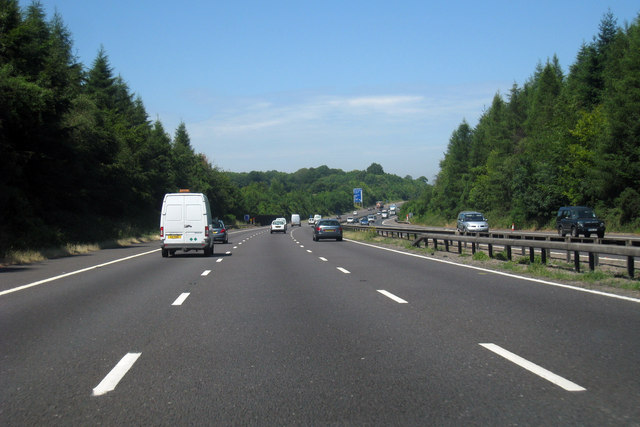 M25 Motorway, Anti-clockwise