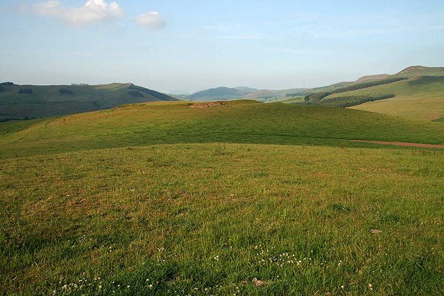 A hill fort on Morebattle Hill