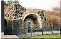 Remains of a blast furnace stack, Maesteg.