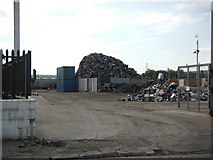 SD4462 : Scrap Metal yard, White Lund by Peter Bond