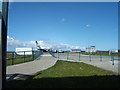 NF7855 : Benbecula Airfield from the Terminal Building by Barbara Carr