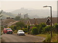 Beaminster: view along Hollymoor Lane