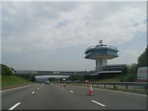 SD5052 : Forton services from the M6 by Stephen Sweeney