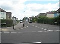 Looking from The Crossways into Mill Pond Road