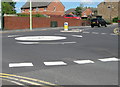 Mini-roundabout, Cowling Brow, Chorley