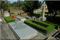 SP4414 : Churchill family graves, Bladon by Philip Halling