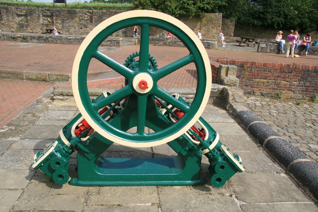 Steam engine, Burrs Country Park