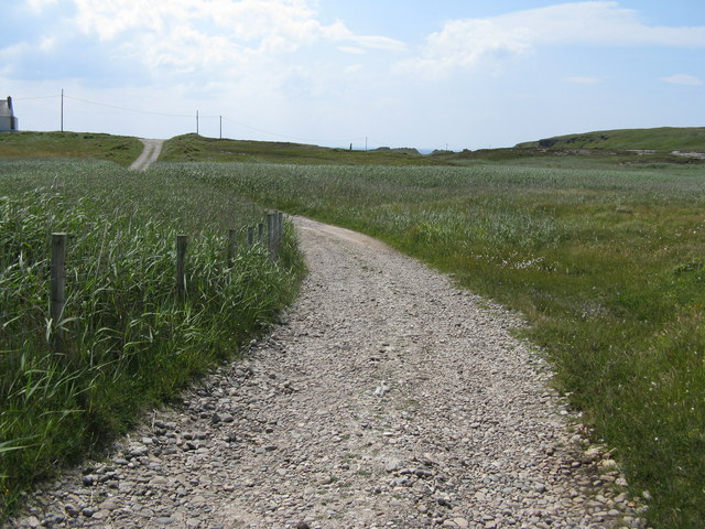 Track towards Breasty Bay