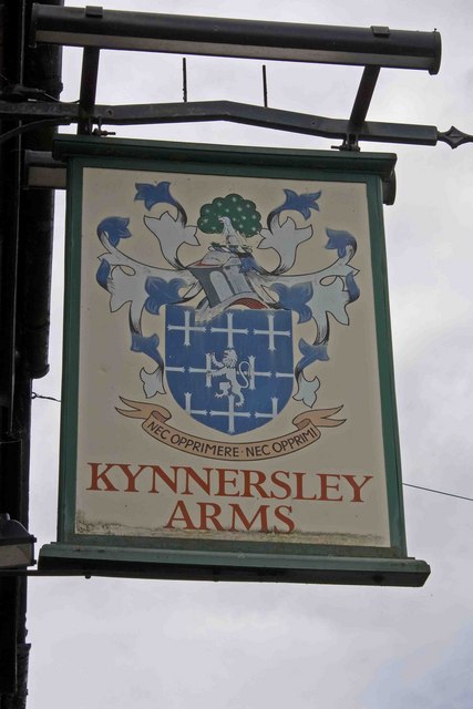 Kynnersley Arms pubsign