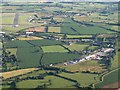 Around Broadclyst station from the air