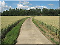 Farm road to Heron Cottage