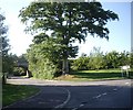 Junction near railway bridge