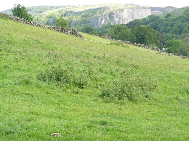 Fields behind Giggleswick Village