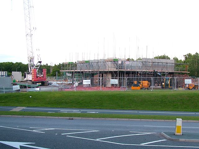 Ramada Encore Warrington - early stages of construction
