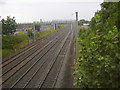 West Coast Main Line looking towards Preston