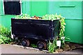 Rail wagon planter at Page