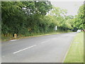 The Tettenhall milepost in its setting