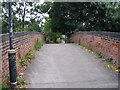 Footbridge over the railway