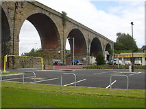 SD8332 : New Car Park with the Viaduct in the background by Robert Wade