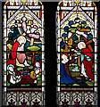 TM1994 : St Mary's church - chancel south window by Evelyn Simak