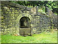 Stone trough at the end of Garden Street car park