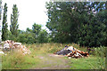 Dismantled railway near A45 at Willoughby