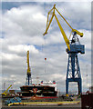 J3676 : 'Stena Primorsk' in dry dock, Belfast by Rossographer