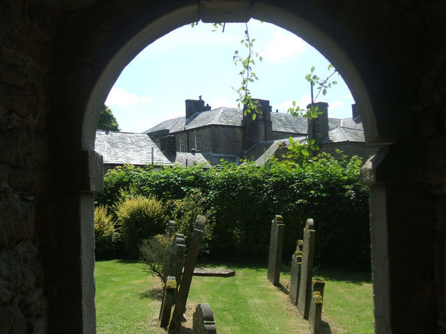 Eggleston Hall, from inside the Old Church