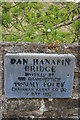 Q8309 : Bridge plaque, near Ballytrasna by Adrian Platt