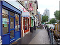 Pavement on West India Dock Road